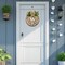 Summer Welcome Sign Front Door Decor Wooden Wreaths for Front Door Wreath Rustic Initial House Warming Porch Wall Home Decorations for All Seasons